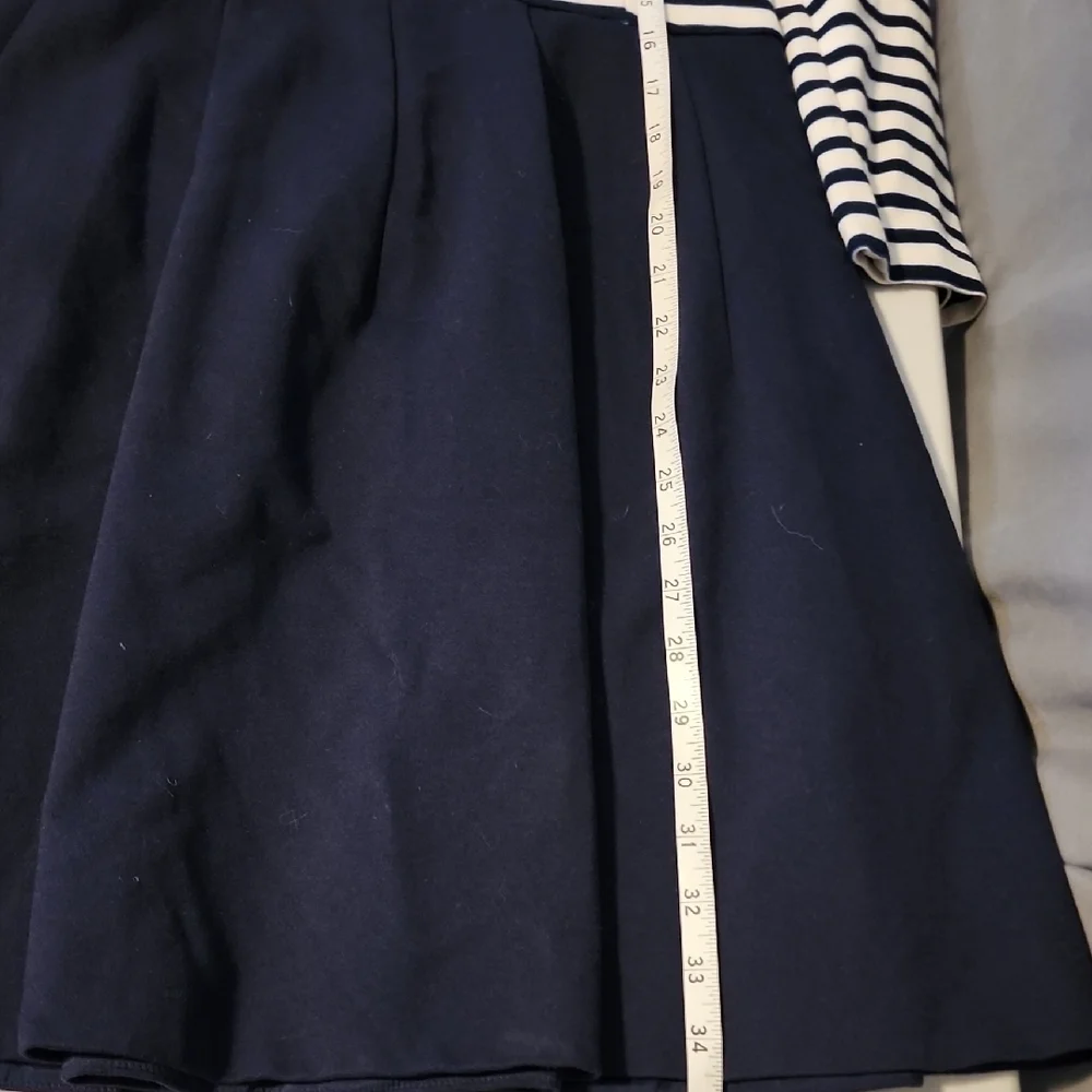 Kate Spade Trendy, Like New Navy and White Striped Dress In Size 8